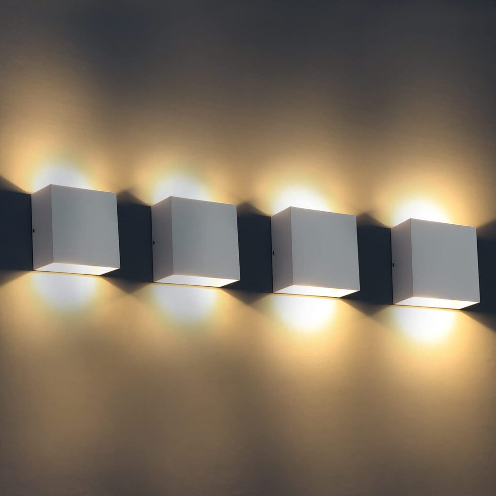 Luces de pared LED modernas para interiores